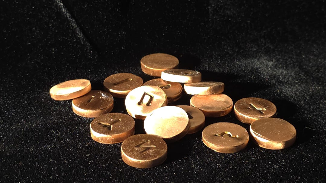 Copper Younger Futhark Rune Set - Etsy