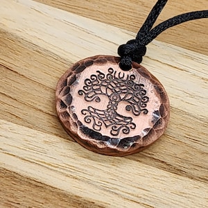 Copper Tree of Life Pendant