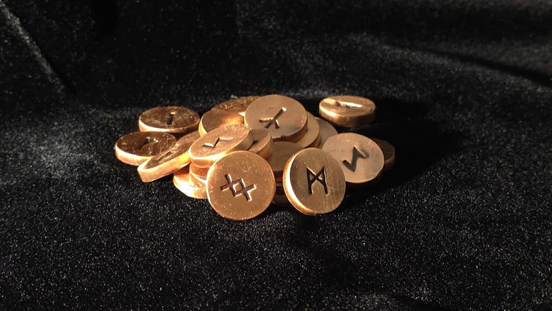 Copper Elder Futhark Rune Set - Etsy