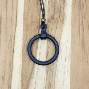 Hand Forged Celtic Circle Pendant
