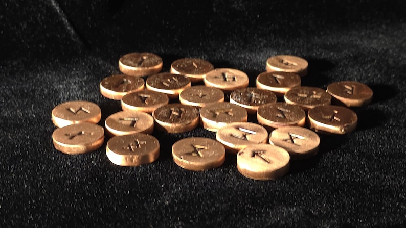Copper Elder Futhark Rune Set - Etsy