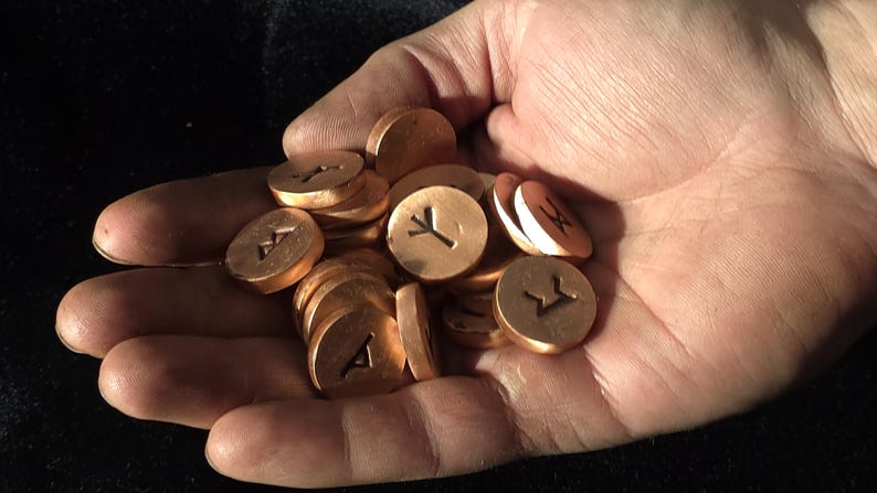 Copper Elder Futhark Rune Set - Etsy