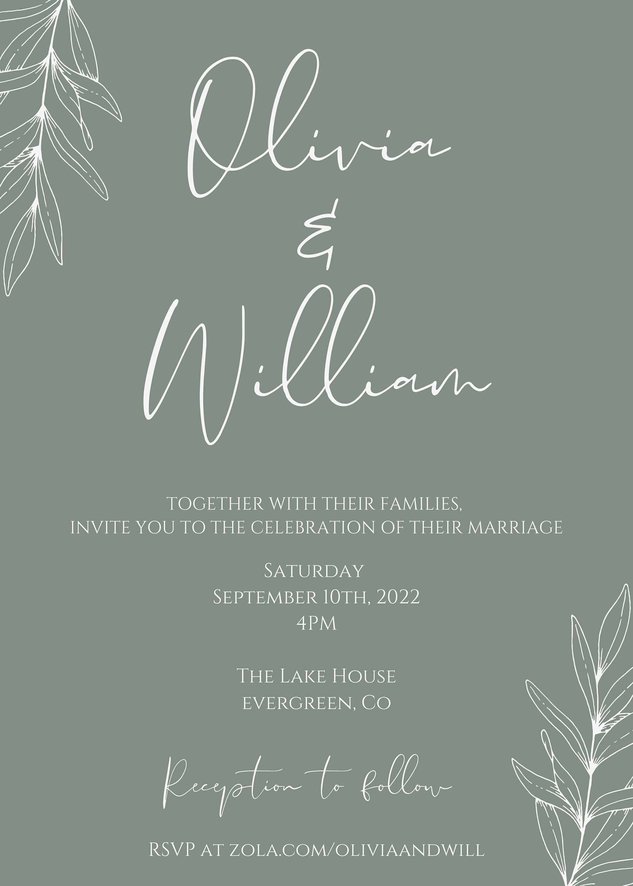Wedding Invitation Canva Template Canva Wedding Invitation Etsy