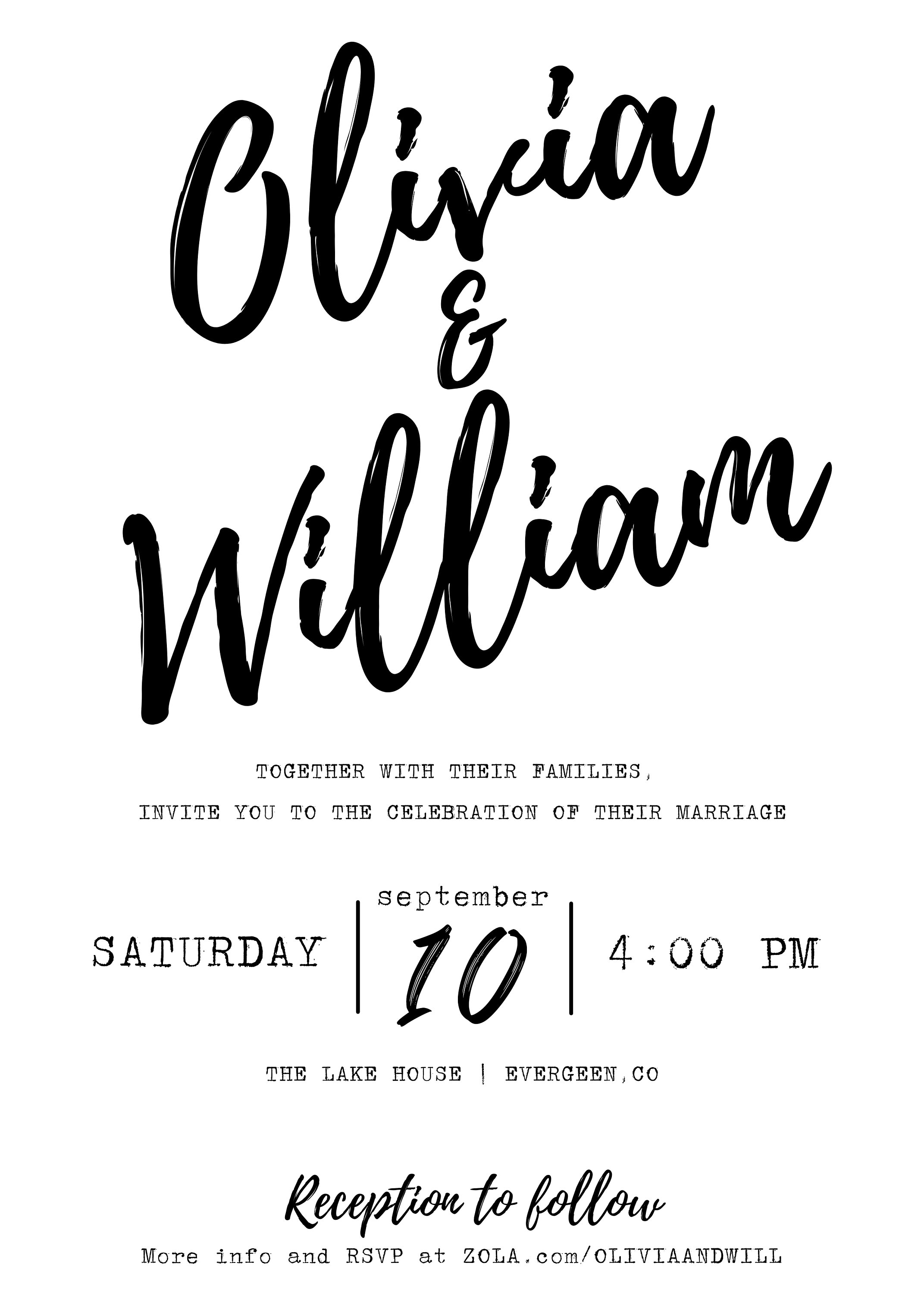 Wedding Invitation Canva Template Canva Wedding Invitation Etsy