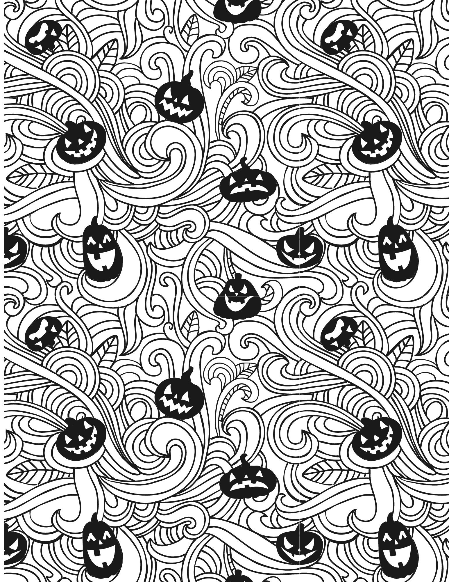 Downloadable Fall Coloring Book - Etsy