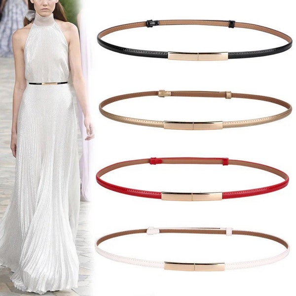 Handmade women belt by Tamms /105 cm Maximum length /Women dress cinch slim belt /perfect to style on dress