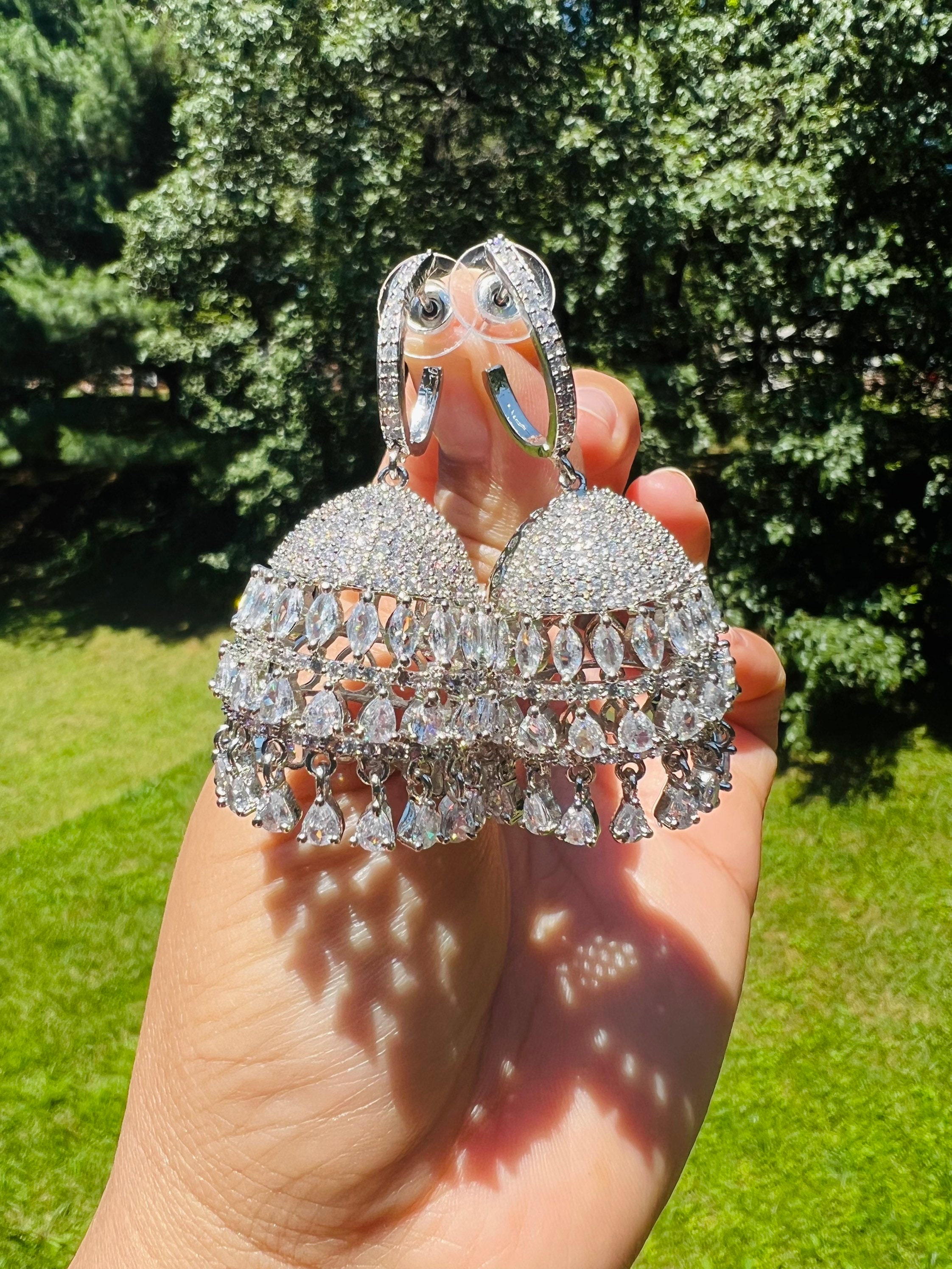Latest earrings hotsell with punjabi suit