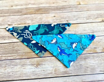 Under the Sea Reversible Dog Bandana