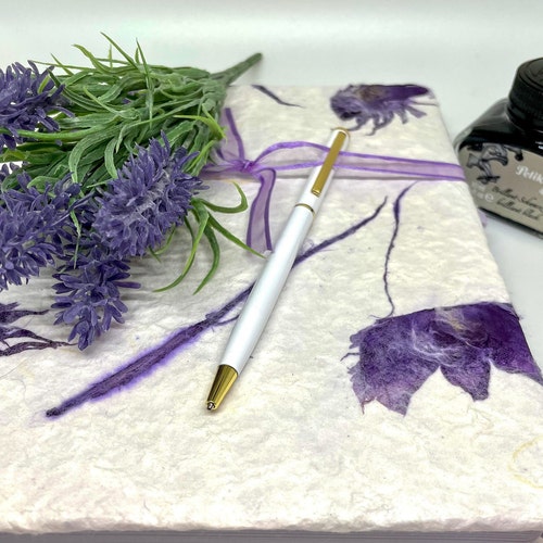 Bougainvillea Pressed Flower Journal Etsy