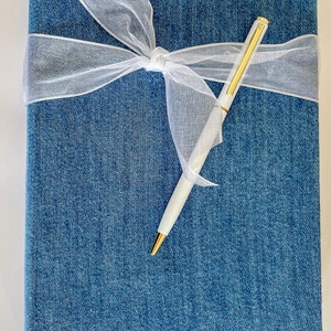 Blue Jean Fabric Journal