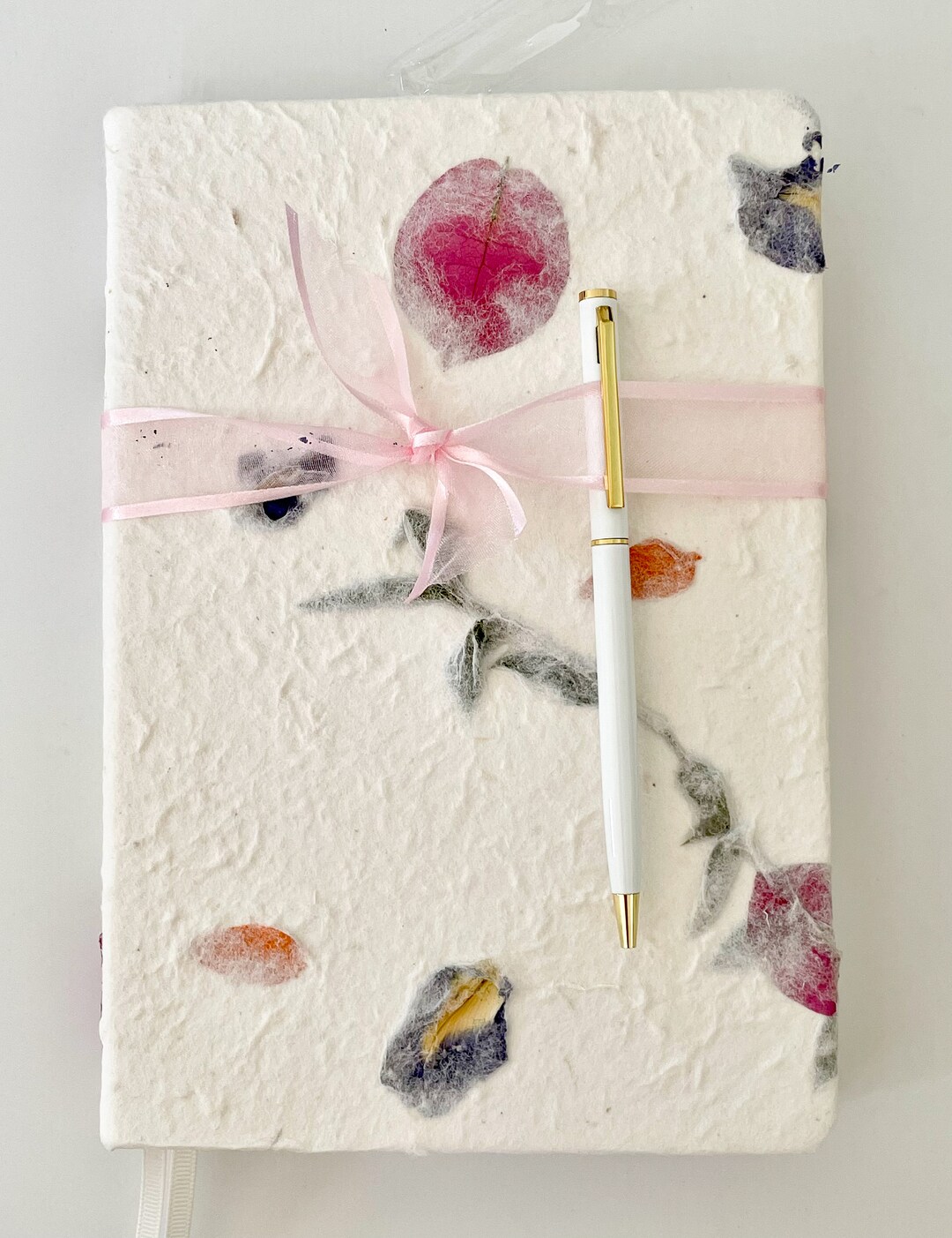 Spring Pressed Flower Journal Etsy