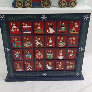 Vintage Kurt Adler Wooden 12 Train Scene Advent Calendar - Etsy