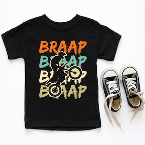Dirt Bike Kid Shirt/Boy Dirt Bike Tee/Motocross Shirt/Braap Shirt