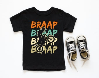 Dirt Bike Kid Shirt/Boy Dirt Bike Tee/Motocross Shirt/Braap Shirt