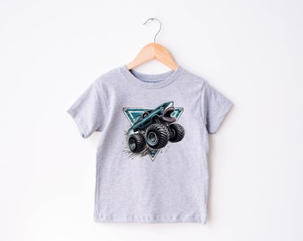 Camiseta Monster Jam/Camisa de camión para niños pequeños/Camisa para jóvenes de camión grande/Camisa de camión monstruo para niño