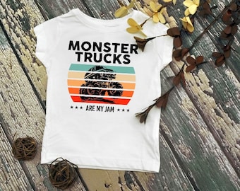 Monster Truck Boy Shirt/Monster Jam Shirt/Toddler Big Truck Shirt/Youth Boy Truck