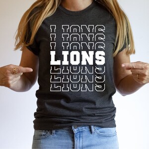 Camisa de futebol do Detroit Lions/Camisa do time do Lions/Top da temporada de futebol/Temporada de futebol universitário/Camisa de outubro