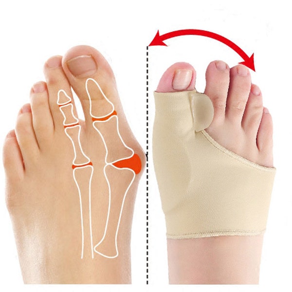 Toe Separator, Big Toe Straightener, Bunion Corrector, Comfortable And Easy fit