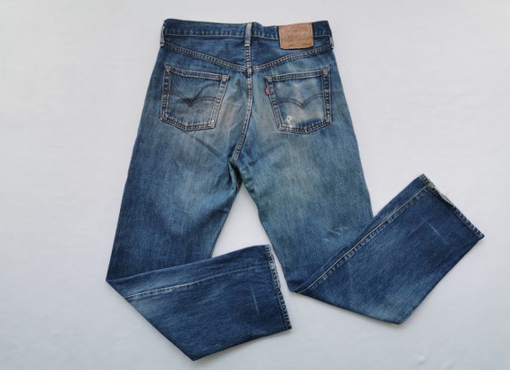 Levis 502 Jeans Distressed Vintage Size 34 Levis 502 Big E - Etsy