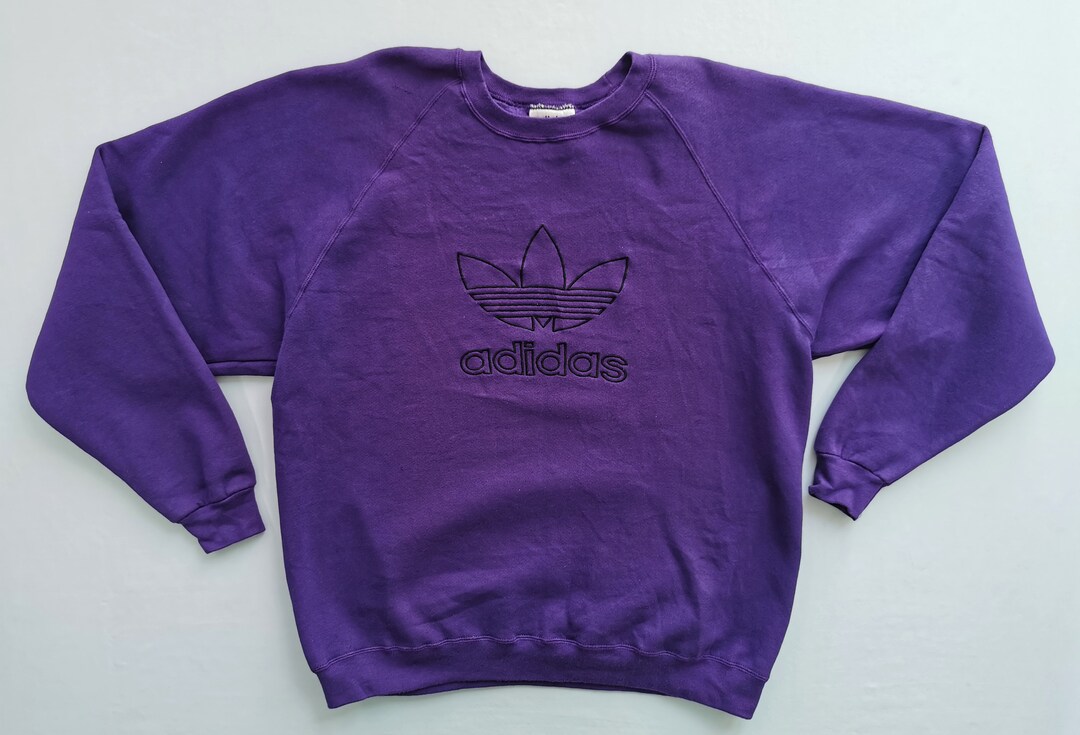 Adidas Sweatshirt Vintage Adidas Made in USA Big Logo Pullover - Etsy