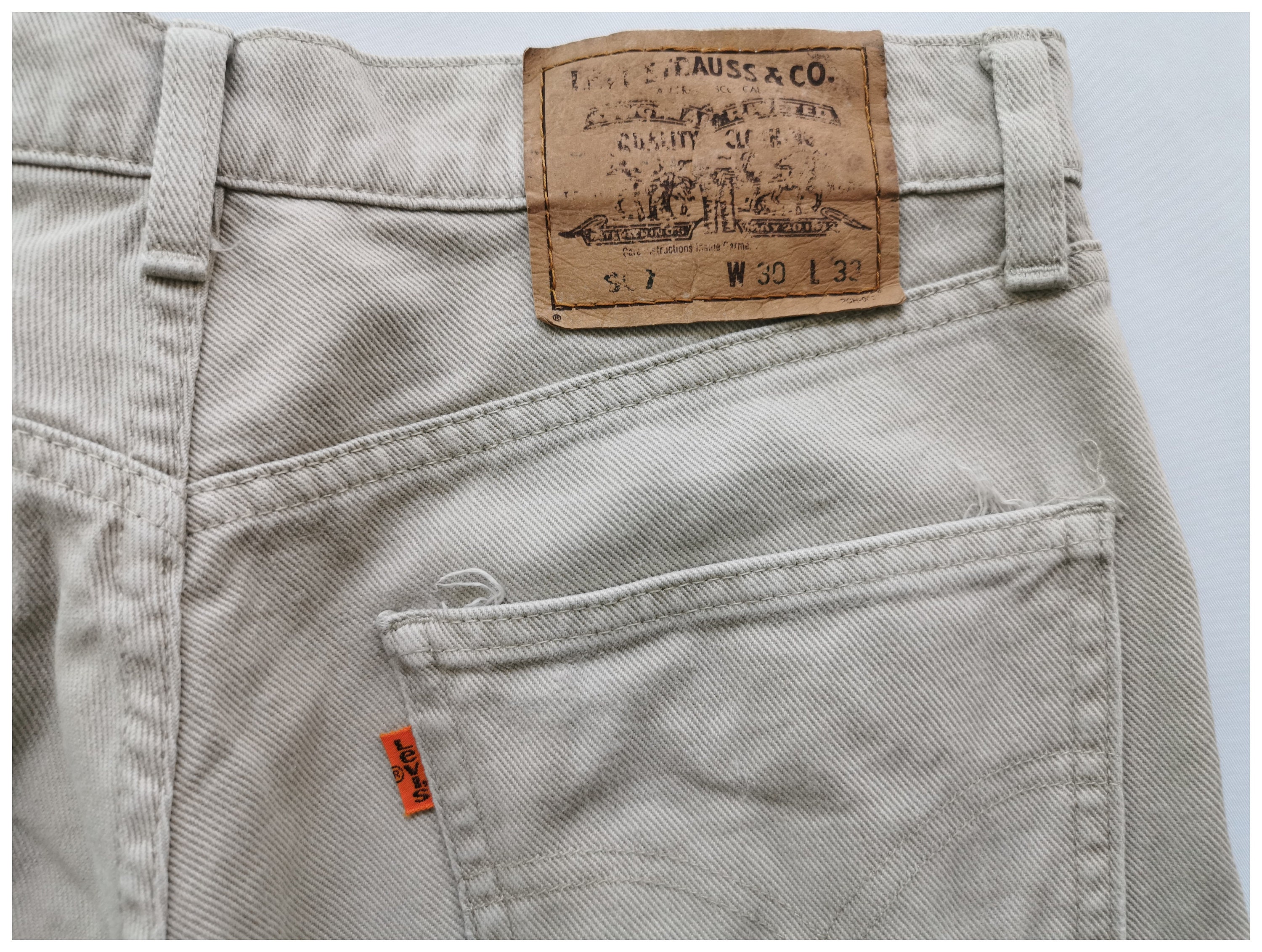 507 Jeans Distressed Vintage Size 30 Levis 507 Made In - España