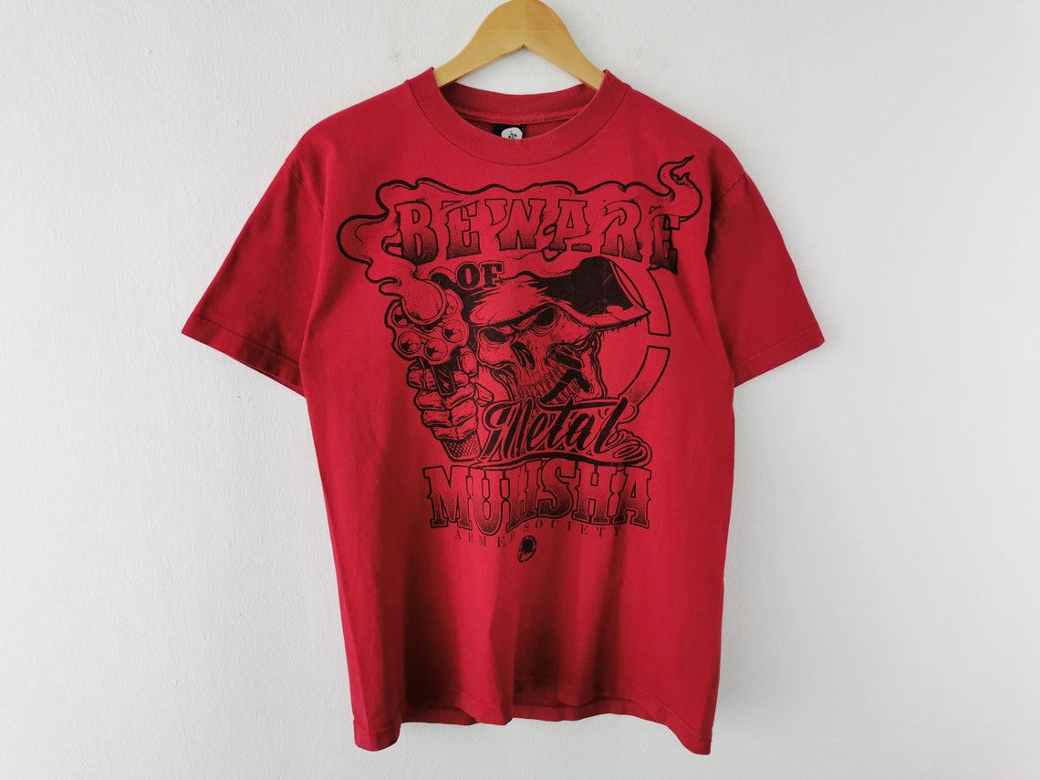 Metal Mulisha Shirt Metal Mulisha Armed Society T Shirt Size M - Etsy UK