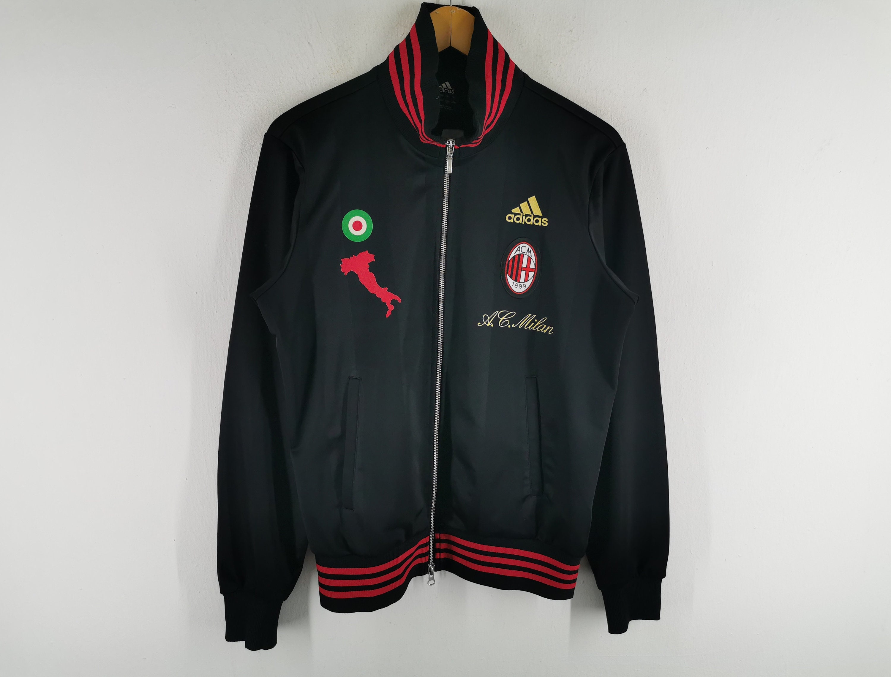 PICK Vintage Ac Milan Coach Jacket Ac Milan Jacket Ac Milan 