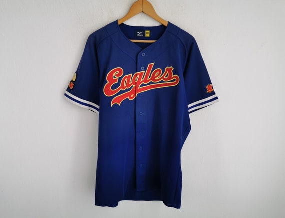 Vintage 90s Mizuno Baseball Jersey Button Down Style Baseball 