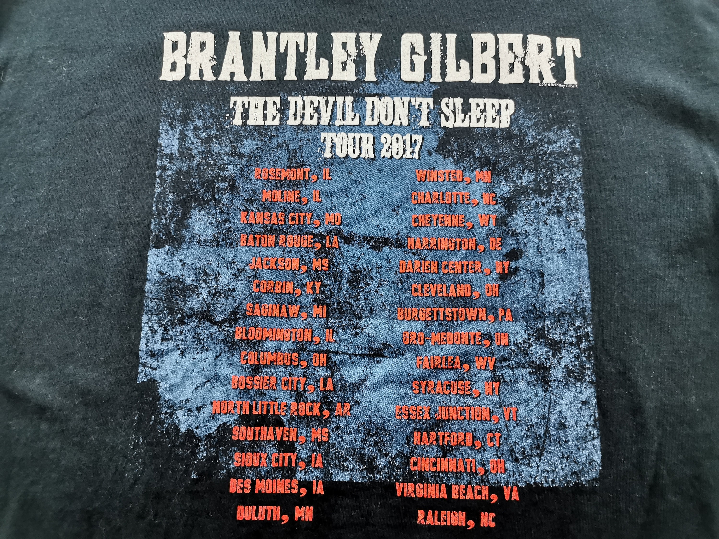 Discover Brantley Gilbert Shirt Vintage Brantley Gilbert American Country Rock Singer T Shirt Size XL