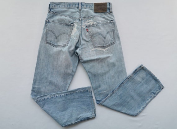 Levis 503 Jeans Distressed Destroy Size 31 Levis 503 Denim - Etsy