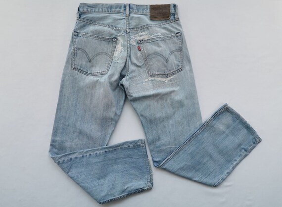 Levis 503 Jeans Distressed Destroy Size 