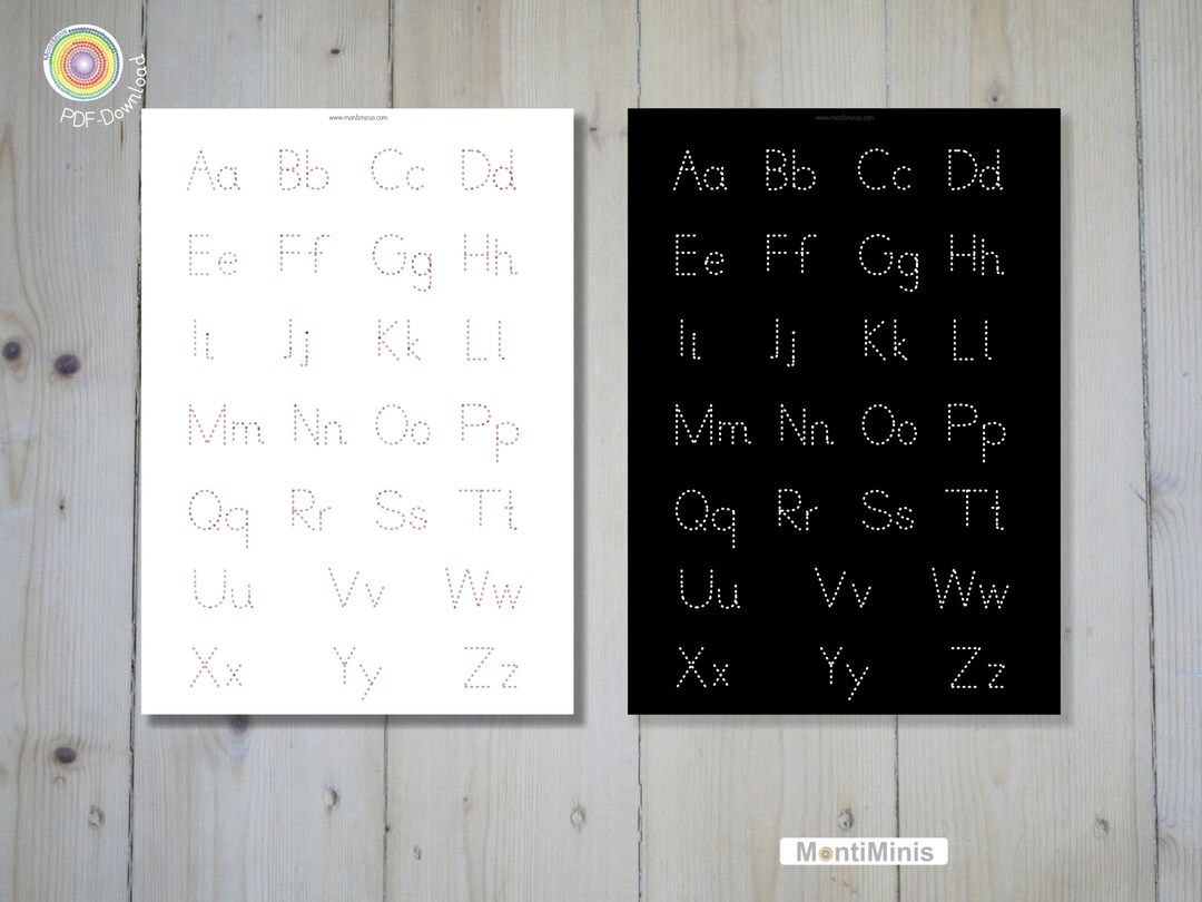 ABC Alphabet Writing Poster - Template - Printable Teaching Material ...