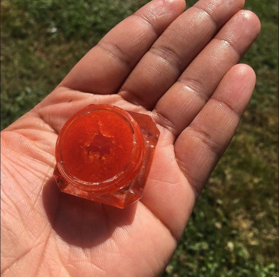 Cherry lip scrub