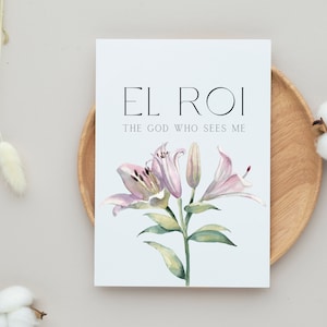 El Roi The God Who Sees Me Print
