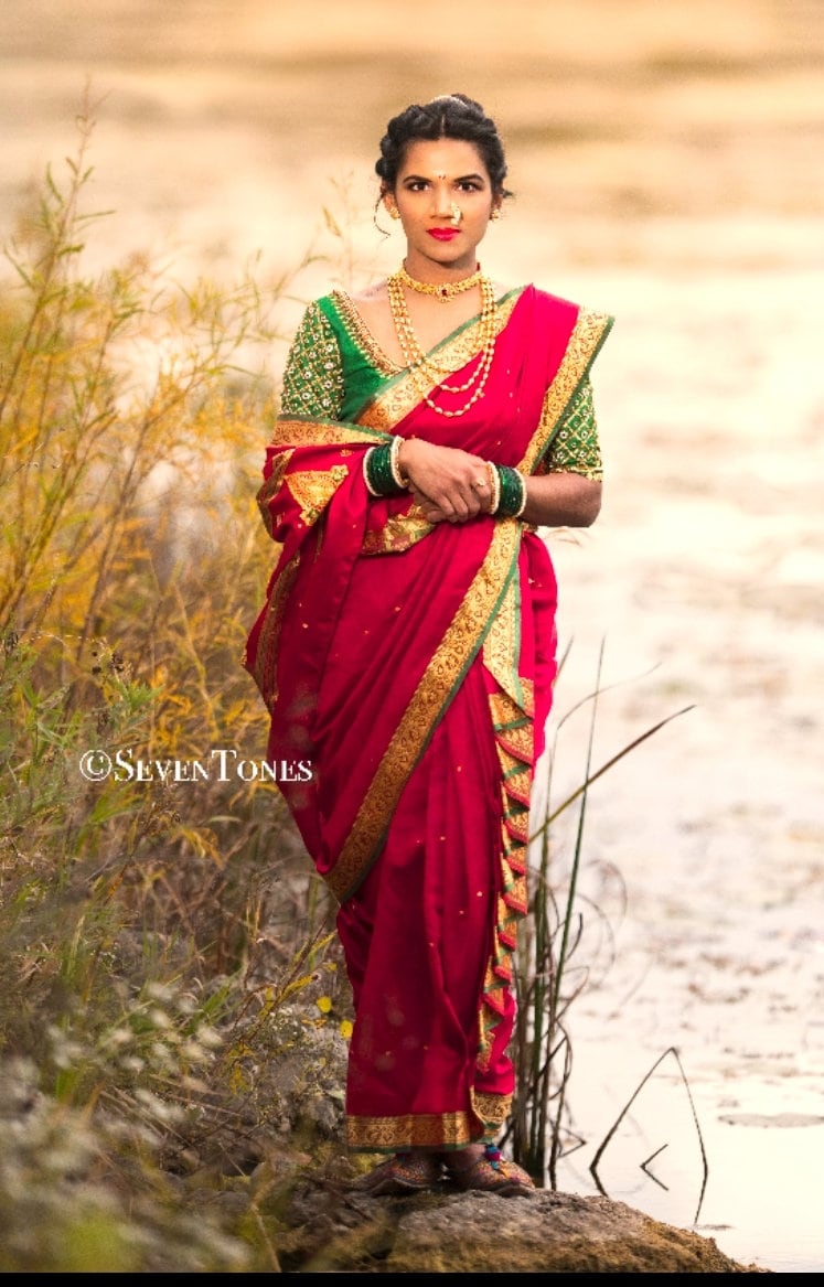 Readymade Nauvari Saree Etsy