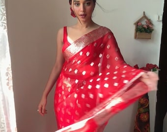 Ready to wear saree /6 wari /indian saree wear in 5 -min saree/ready-to-saree saree