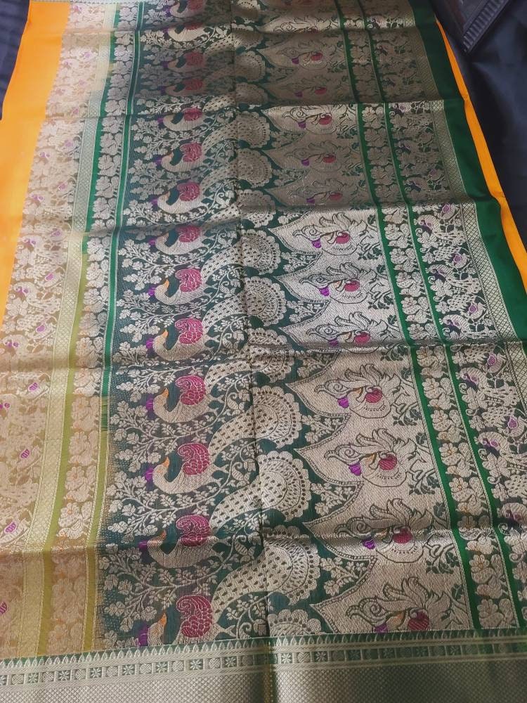 Pure Silk Peshwai Saree | Ladykart.in