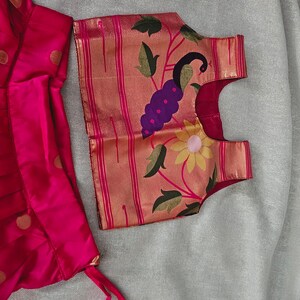 Kids cute paithani with dupatta sets