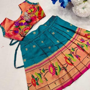 Kids paithani Lehenga sets