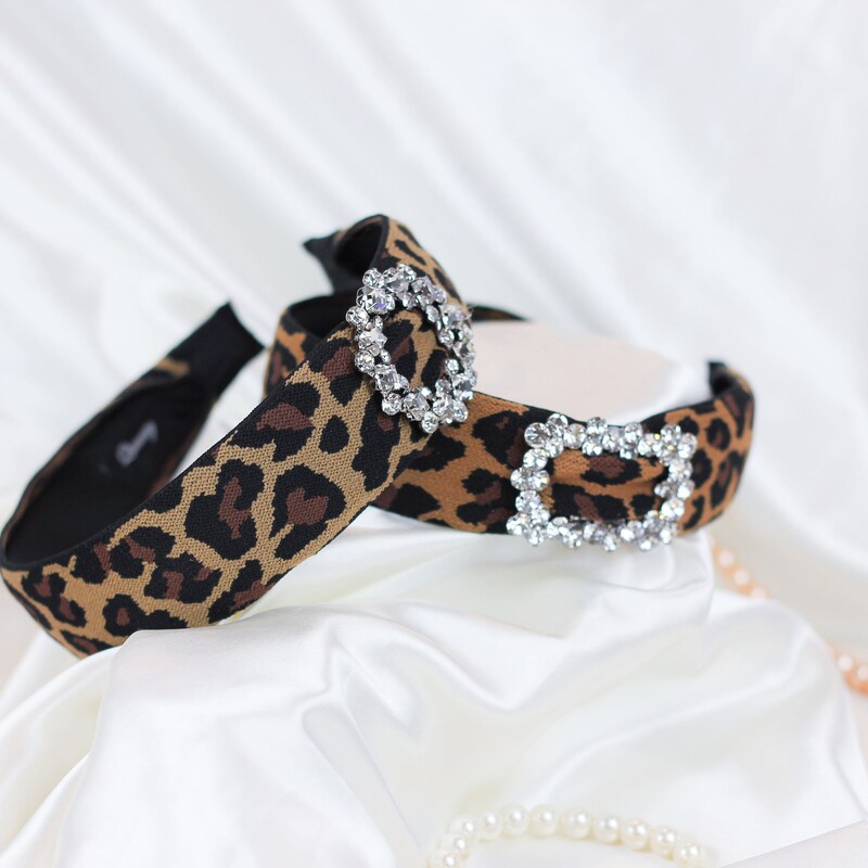 Raspberry Rhinestone Headband