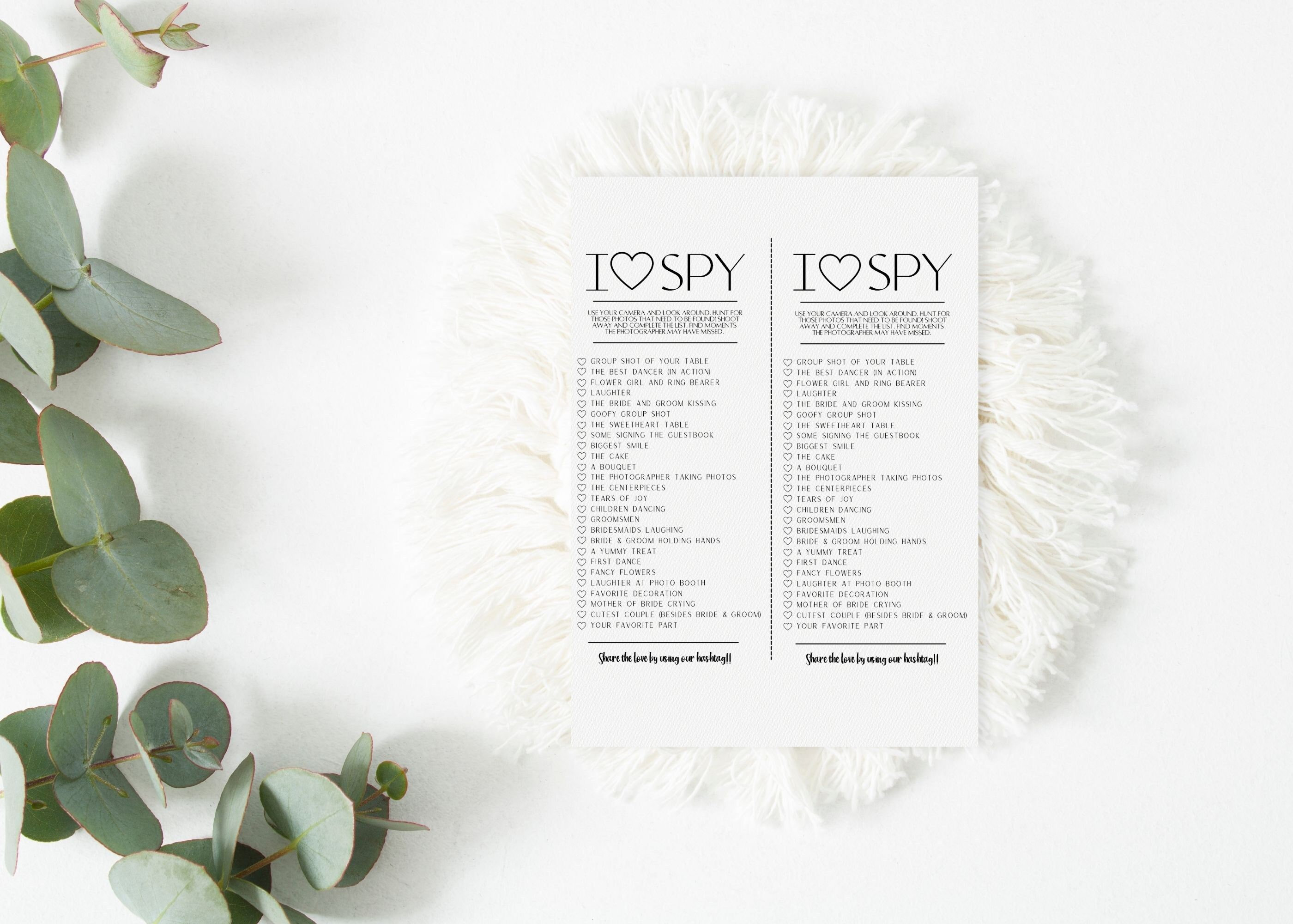 I Spy Printable Wedding Activity Digital Download JPG, PDF, and ...