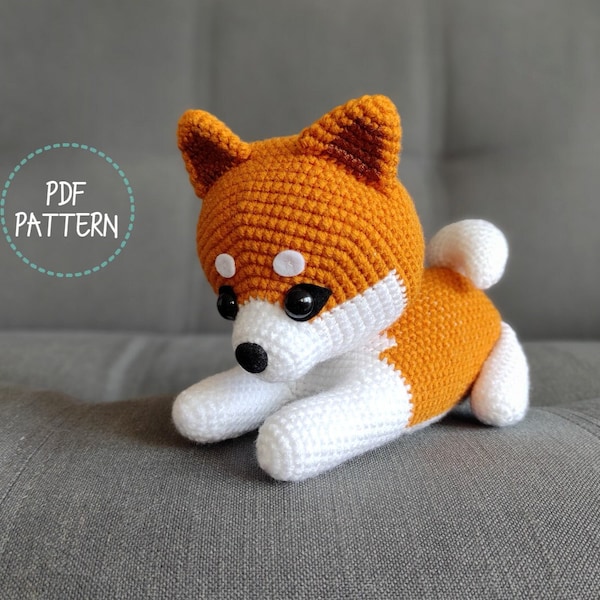 Ginger the Shiba Inu (Dog Amigurumi Crochet PDF PATTERN - ENGLISH)