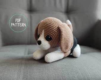 Buddy the Beagle (Dog Amigurumi Crochet PDF PATTERN - ENGLISH)