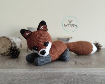 Rudy the Red Fox (Amigurumi Crochet PDF PATTERN - ENGLISH)