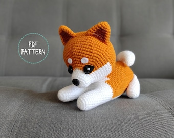 Ginger the Shiba Inu (Dog Amigurumi Crochet PDF PATTERN - ENGLISH)