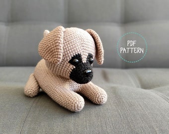 Copper the Great Dane (Dog Amigurumi Crochet PDF PATTERN - ENGLISH)