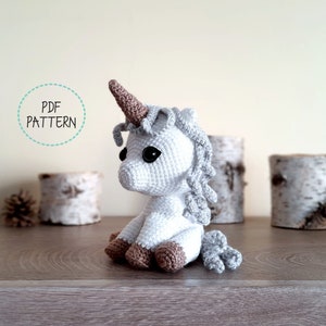 Aurora the Unicorn (Crochet Amigurumi PDF PATTERN - ENGLISH)