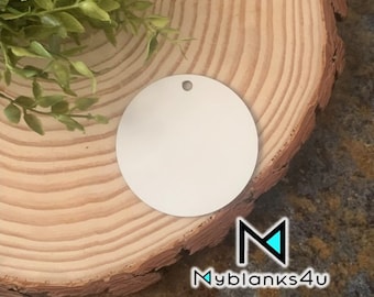 Round Ornament Ornament sublimation blanks, 10 count, Free Shipping, single or double sided