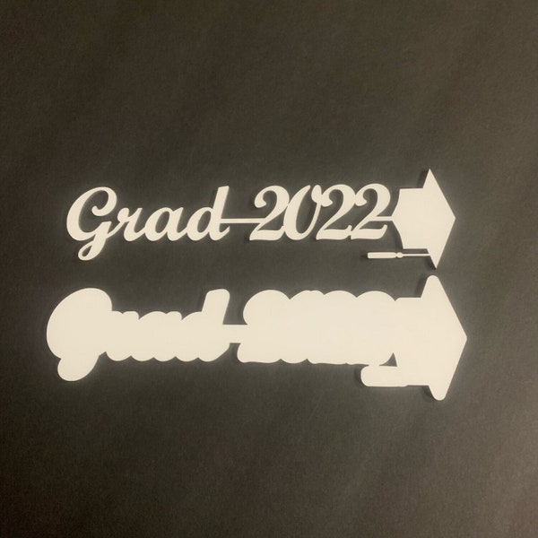 Grad Stem 2 pack, sublimation blanks, Free Shipping, single sided, Grad Gift, Grad Item