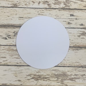 sublimation blank, white circle blank, 10 diameter round blank